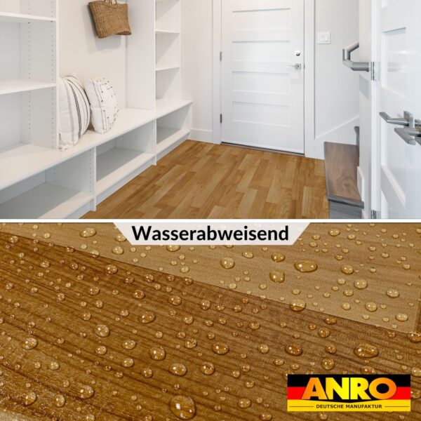 PVC Bodenbelag Meterware Vinylboden Fußbodenbelag Holzoptik Hellbraun Boden Beläge 140cm Breite