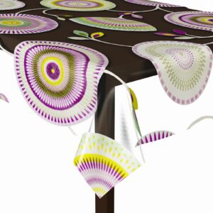 Transparente Tischdecke Tischschutzfolie durchsichtige Tischdecke Retro Juma MXA41