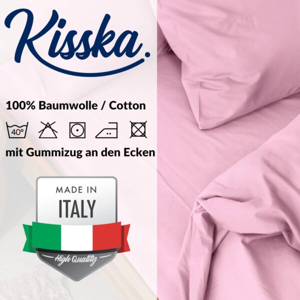 Bettbezug Bettdeckenbezug 100% Baumwolle Bettwäsche Bettdecke Rosa