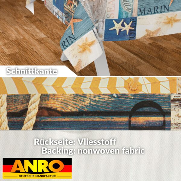 Wachstischdecke Wachstuch Tischdecke Wachstuch Meterware Tischdecke abwaschbar Gartentischdecke Maritim