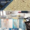 Wachstischdecke Wachstuch Tischdecke Wachstuch Meterware Tischdecke abwaschbar Gartentischdecke Maritim
