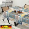 Wachstischdecke Wachstuch Tischdecke Wachstuch Meterware Tischdecke abwaschbar Gartentischdecke Maritim