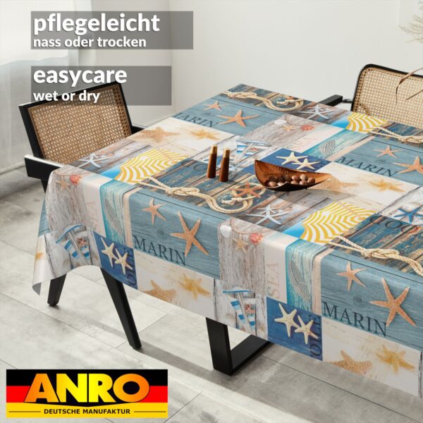 Wachstischdecke Wachstuch Tischdecke Wachstuch Meterware Tischdecke abwaschbar Gartentischdecke Maritim