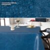 Wachstischdecke Wachstuch Tischdecke Wachstuch Meterware Tischdecke abwaschbar Gartentischdecke Marmor Blau