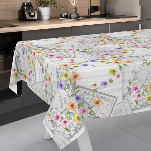 Wachstischdecke Wachstuch Tischdecke Wachstuch Meterware Tischdecke abwaschbar Gartentischdecke Postkarte