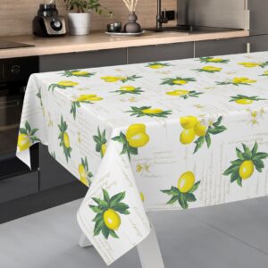 Wachstischdecke Wachstuch Tischdecke Wachstuch Meterware Tischdecke abwaschbar Gartentischdecke Zitronen