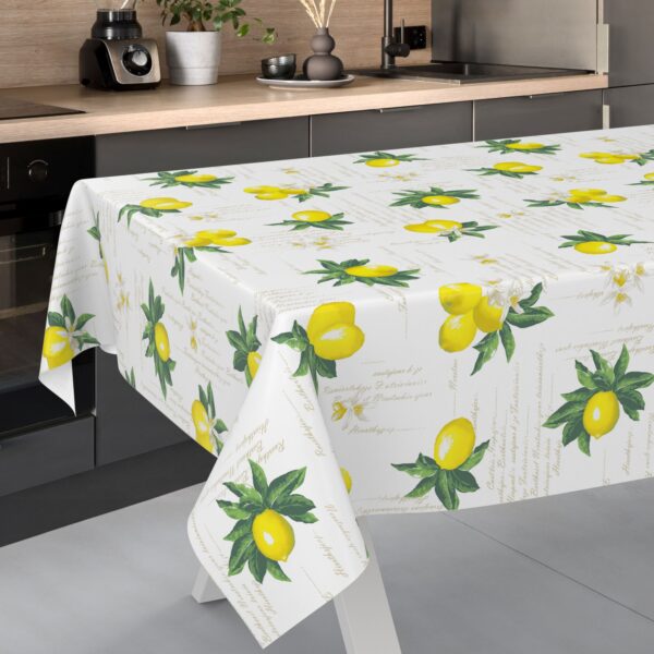 Wachstischdecke Wachstuch Tischdecke Wachstuch Meterware Tischdecke abwaschbar Gartentischdecke Zitronen