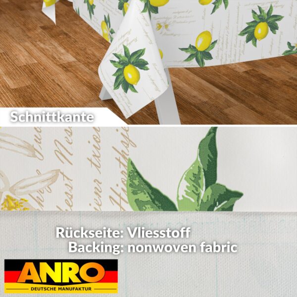 Wachstischdecke Wachstuch Tischdecke Wachstuch Meterware Tischdecke abwaschbar Gartentischdecke Zitronen