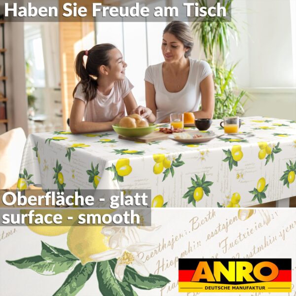 Wachstischdecke Wachstuch Tischdecke Wachstuch Meterware Tischdecke abwaschbar Gartentischdecke Zitronen
