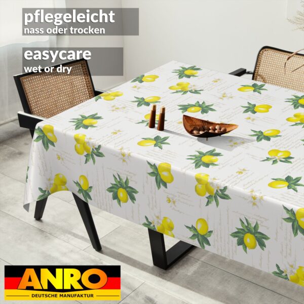 Wachstischdecke Wachstuch Tischdecke Wachstuch Meterware Tischdecke abwaschbar Gartentischdecke Zitronen