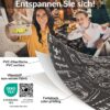 Wachstischdecke Wachstuch Tischdecke Wachstuch Meterware Tischdecke abwaschbar Gartentischdecke Barista Schwarz