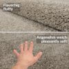 Teppich Wohnzimmer Kurzflor Designer Teppichläufer Uni einfarbig auch für Badezimmer