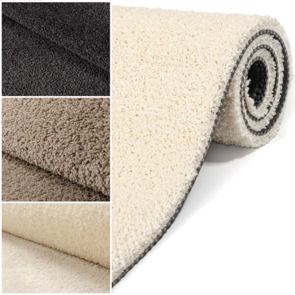 Teppich Kurzflor Sweet Flauschig Uni einfarbig Flur Läufer | verschiedene Breiten