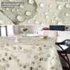 Wachstischdecke Wachstuch Tischdecke Wachstuch Meterware Tischdecke abwaschbar Gartentischdecke Eukalyptus Floral