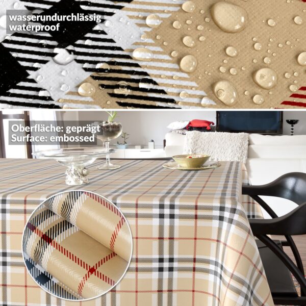 Wachstischdecke Wachstuch Tischdecke Wachstuch Meterware Tischdecke abwaschbar Gartentischdecke Motiv Schottland