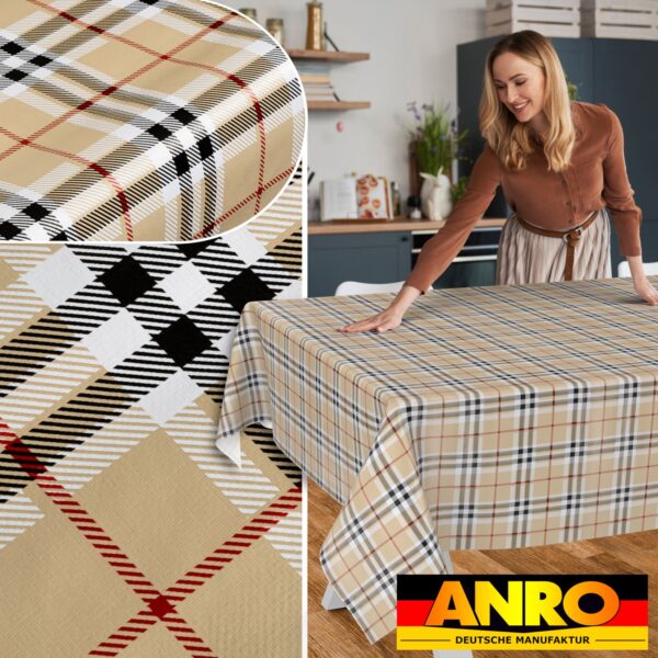 Wachstischdecke Wachstuch Tischdecke Wachstuch Meterware Tischdecke abwaschbar Gartentischdecke Motiv Schottland