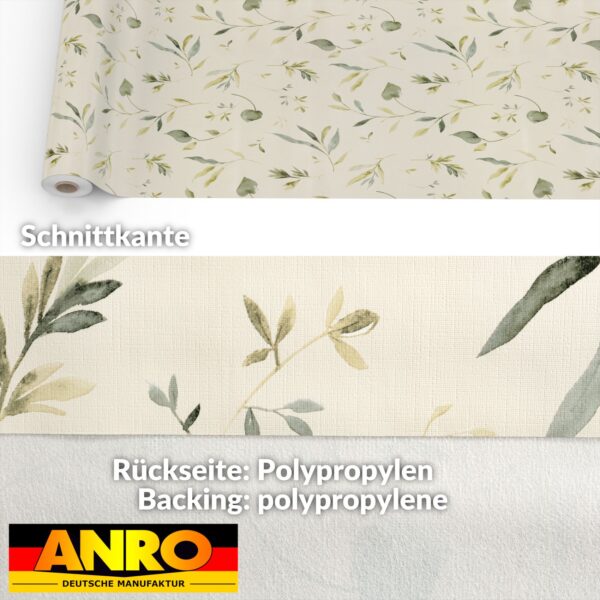 Wachstischdecke Wachstuch Tischdecke Wachstuch Meterware Tischdecke abwaschbar Gartentischdecke Floral Motiv Canada