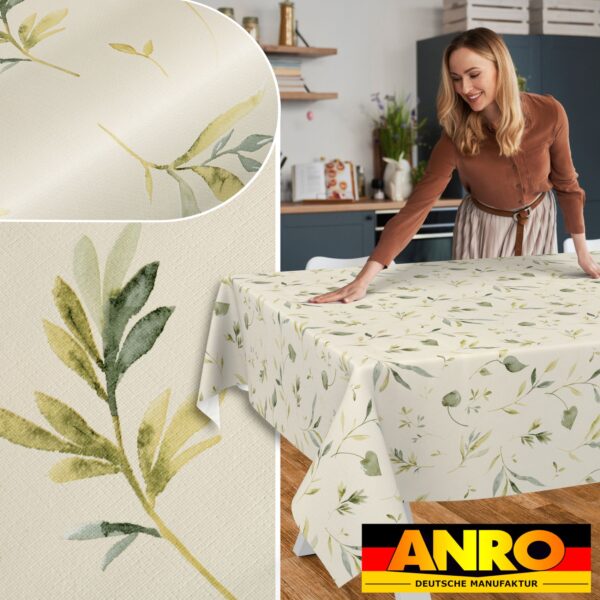 Wachstischdecke Wachstuch Tischdecke Wachstuch Meterware Tischdecke abwaschbar Gartentischdecke Floral Motiv Canada