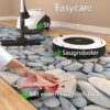 Küchenläufer PVC rutschfest abwaschbar Kieseloptik Mehrfarbig 50cm Breit