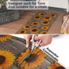 Küchenläufer Teppichläufer Läufer Flur abwaschbar Sonnenblume 48cm Breit