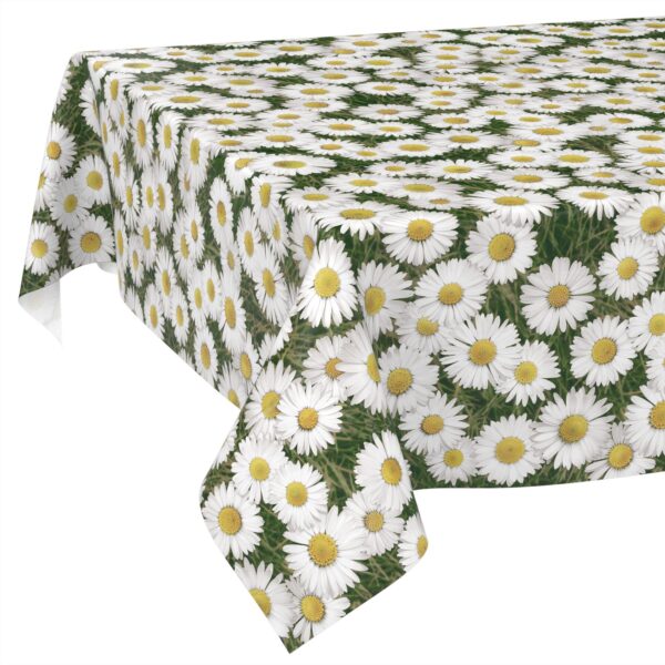 Wachstischdecke Wachstuch Tischdecke Wachstuch Meterware Tischdecke abwaschbar Gartentischdecke Kamillen