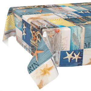 Wachstischdecke Wachstuch Tischdecke Wachstuch Meterware Tischdecke abwaschbar Gartentischdecke Maritim