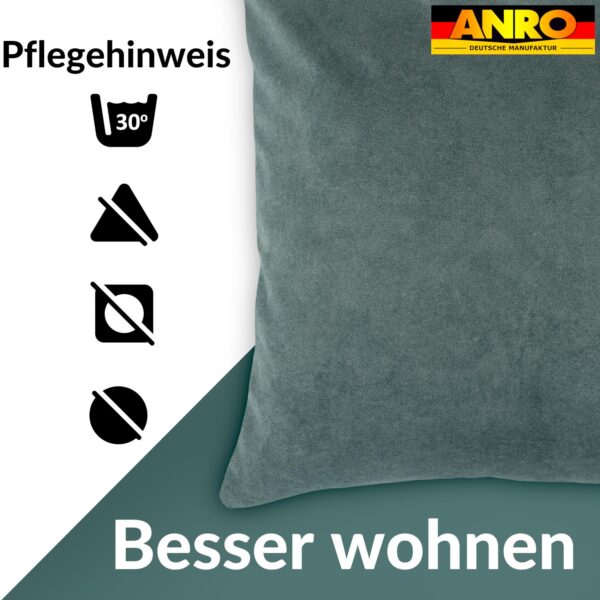 Kissenbezüge Sofakissen Dekokissen Magik Kuschelkissen Zierkissen 4 Größen mit & ohne Füllung Türkis