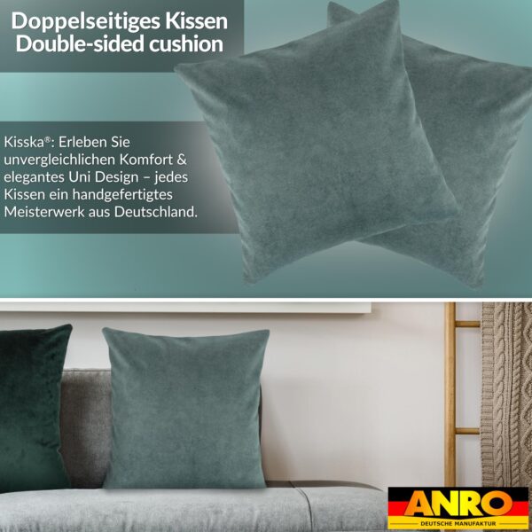 Kissenbezüge Sofakissen Dekokissen Magik Kuschelkissen Zierkissen 4 Größen mit & ohne Füllung Türkis