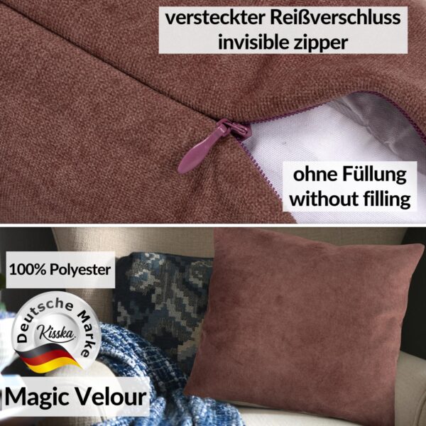 Kissenbezüge Sofakissen Dekokissen Magik Kuschelkissen Zierkissen 4 Größen mit & ohne Füllung Rosa