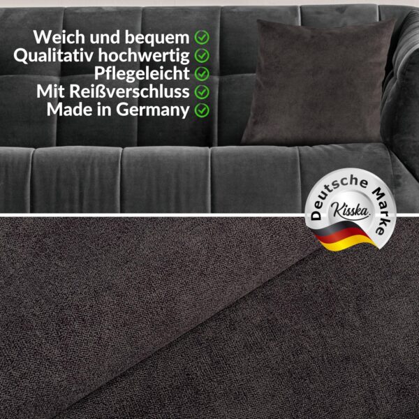 Kissenbezüge Sofakissen Dekokissen Magik Kuschelkissen Zierkissen 4 Größen mit & ohne Füllung Kupfer Aubergine