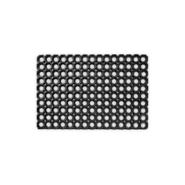 Ringgummimatte Gummiringmatte Schmutzfangmatte Gummi Schwarz 40x60cm