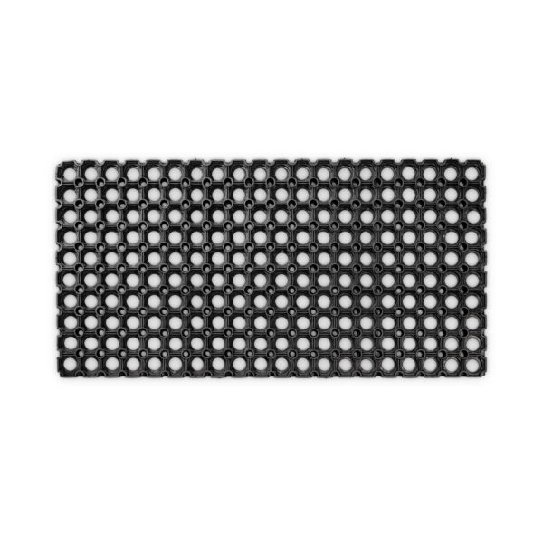 Ringgummimatte Gummiringmatte Schmutzfangmatte Gummi Schwarz 40x80cm
