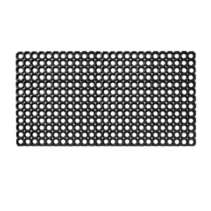 Ringgummimatte Gummiringmatte Schmutzfangmatte Gummi Schwarz 50x100cm
