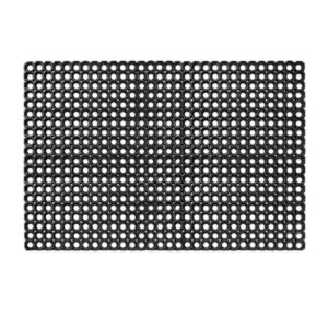 Ringgummimatte Gummiringmatte Schmutzfangmatte Gummi Schwarz 80x120cm