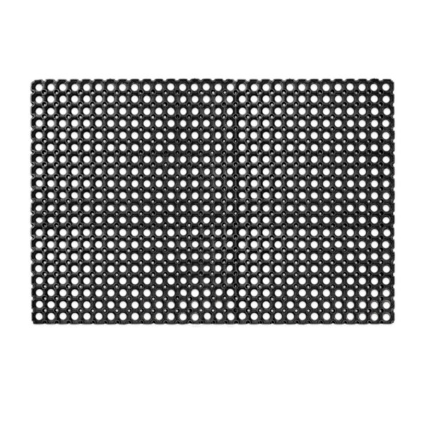 Ringgummimatte Gummiringmatte Schmutzfangmatte Gummi Schwarz 80x120cm