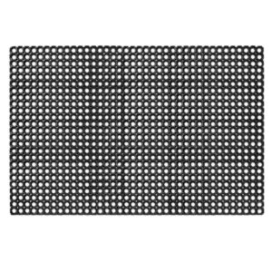Ringgummimatte Gummiringmatte Schmutzfangmatte Gummi Schwarz 100x150cm