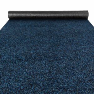 Teppichläufer Schmutzfangläufer Schmutzfangmatte Läufer Flur Eingang POET Breite 100cm Blau