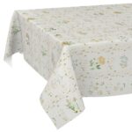 Wachstischdecke Wachstuch Tischdecke Wachstuch Meterware Tischdecke abwaschbar Gartentischdecke Blumenkaro Beige