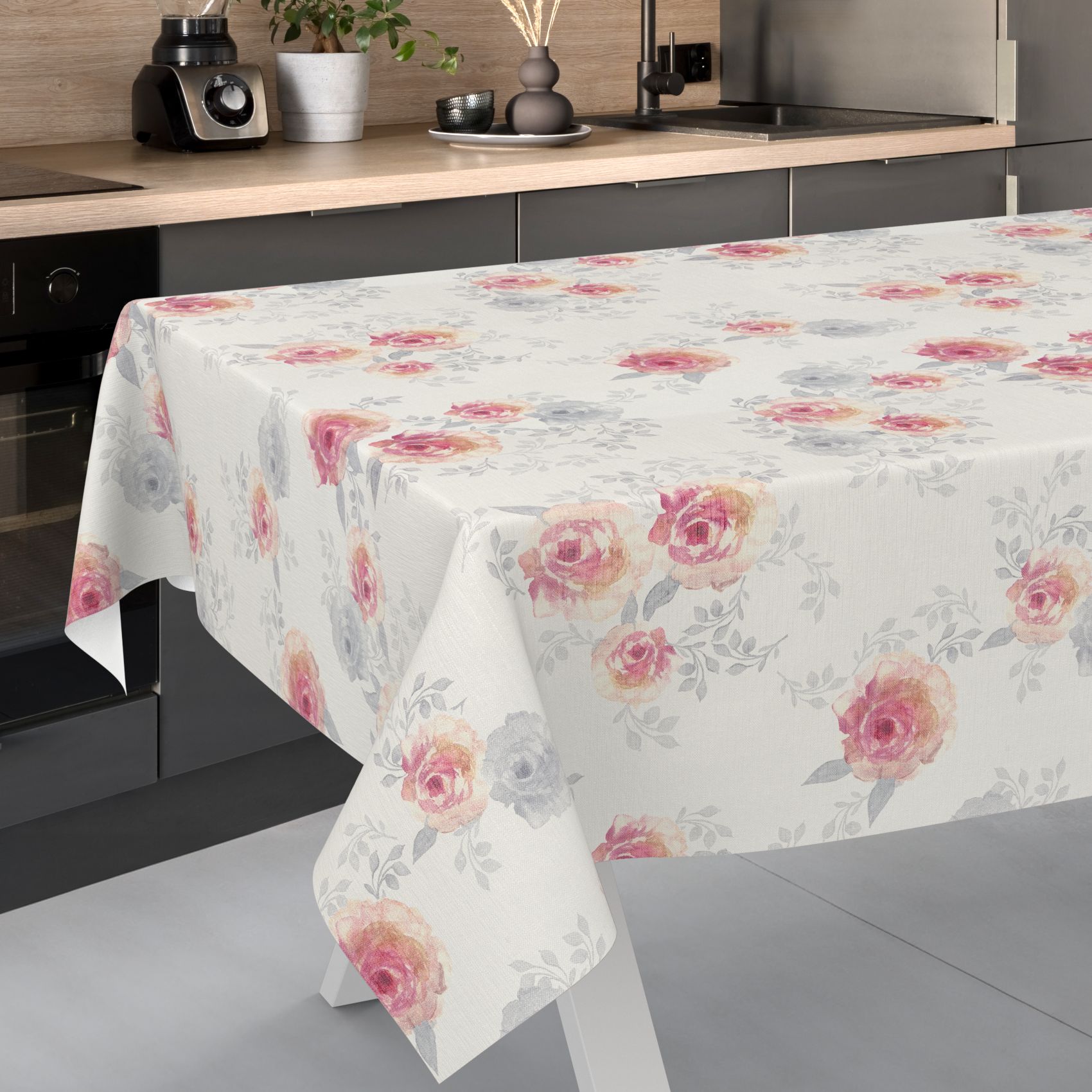 Wachstischdecke Wachstuch Tischdecke Wachstuch Meterware Tischdecke abwaschbar Gartentischdecke Rosen