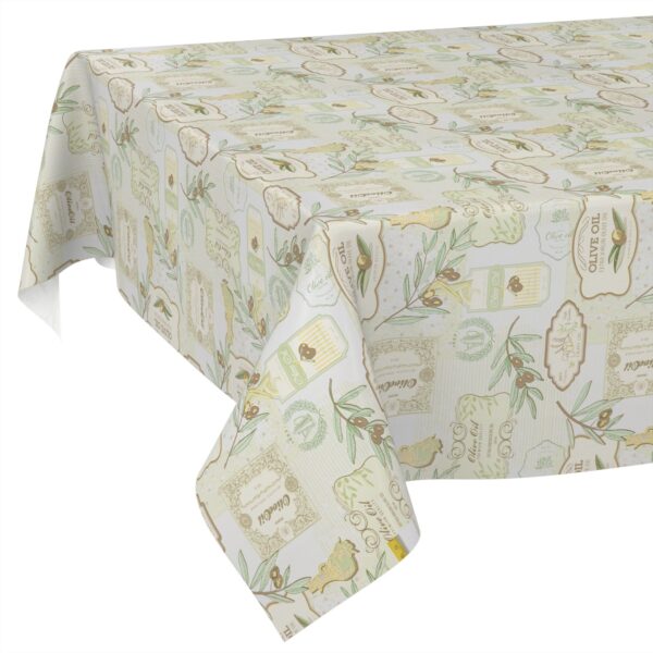 Wachstischdecke Wachstuch Tischdecke Wachstuch Meterware Tischdecke abwaschbar Gartentischdecke Oliven