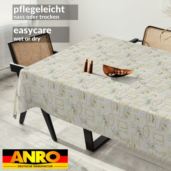 Wachstischdecke Wachstuch Tischdecke Wachstuch Meterware Tischdecke abwaschbar Gartentischdecke Oliven
