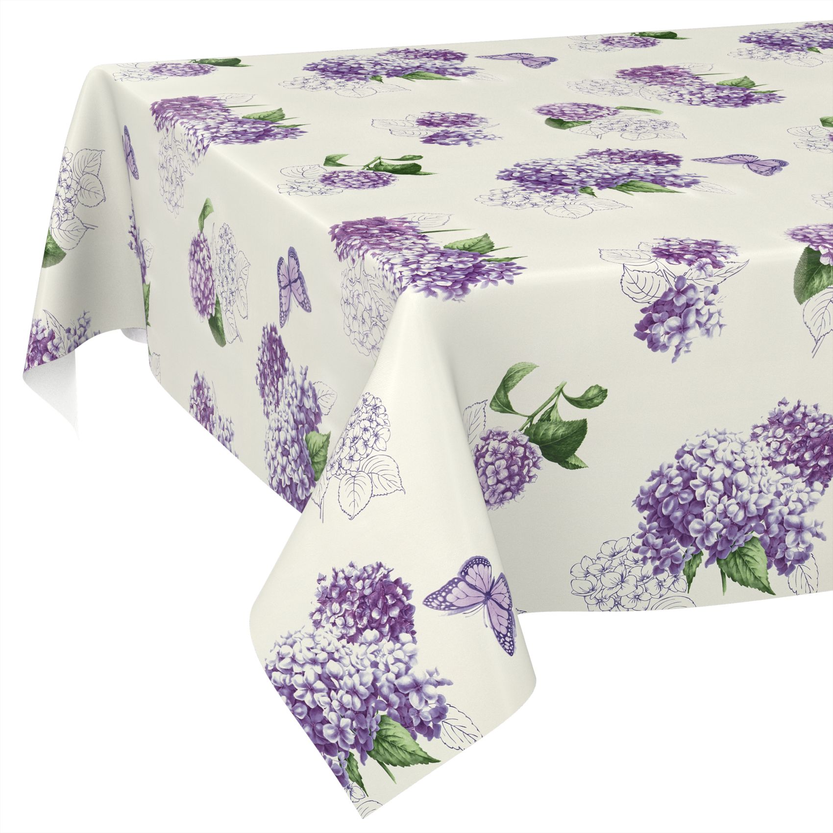 Wachstischdecke Wachstuch Tischdecke Wachstuch Meterware Tischdecke abwaschbar Gartentischdecke Flieder Blume