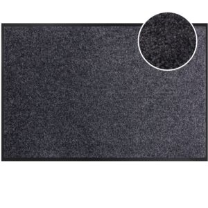 Schmutzfangmatte Fußmatte AMIGO Sauberlaufmatte Schmutzmatte mit Gummirand für innen & außen 8 Größen Blau