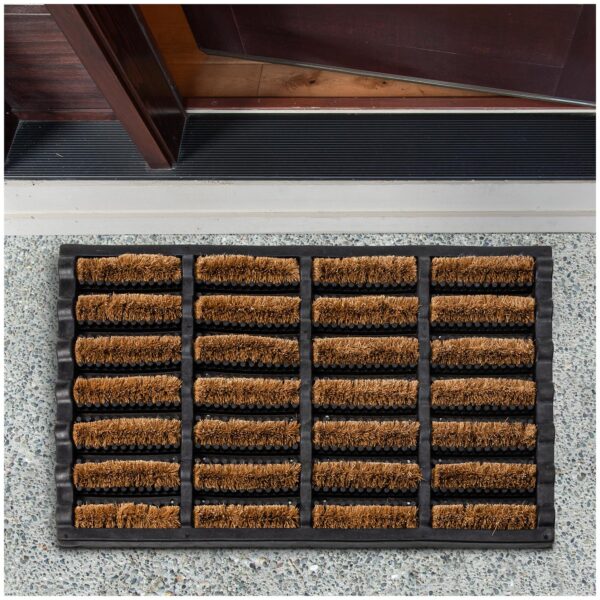 Kokosmatte Gummi Fußmatte Kokos Eco-Natur Schmutzfangmatte 40x60cm