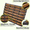 Kokosmatte Gummi Fußmatte Kokos Eco-Natur Schmutzfangmatte 40x60cm