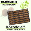 Kokosmatte Gummi Fußmatte Kokos Eco-Natur Schmutzfangmatte 40x60cm