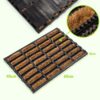 Kokosmatte Gummi Fußmatte Kokos Eco-Natur Schmutzfangmatte 40x60cm