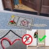 Fußmatte Schmutzfangmatte Sauberlaufmatte Eingangsmatte Motiv Home Herz 40x70cm