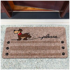 Schmutzfangmatte Fußmatte Sauberlaufmatte Eingangsmatte Motiv Hund 40x70cm