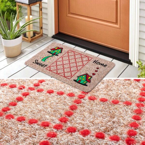 Fußmatte Schmutzfangmatte Sauberlaufmatte Eingangsmatte Motiv Sweet Home 40x70cm